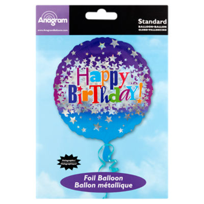 Anagram Standard Happy Birthday Foil Balloon