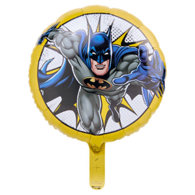 DC Justice League Batman Standard Decorative Balloon, 17 in, 1 count, 1 Each