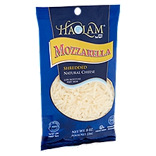Haolam Mozzarella Shredded Natural Cheese, 8 oz