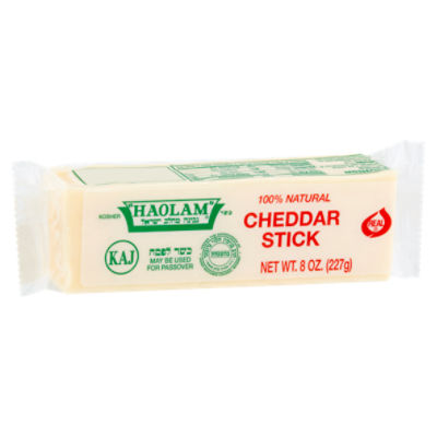 Haolam 100% Natural White Cheddar Cheese, 8 oz