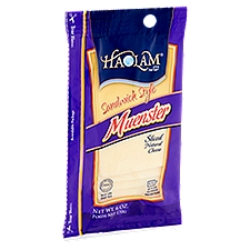 Haolam Sandwich Style Muenster Sliced Natural Cheese, 6 oz