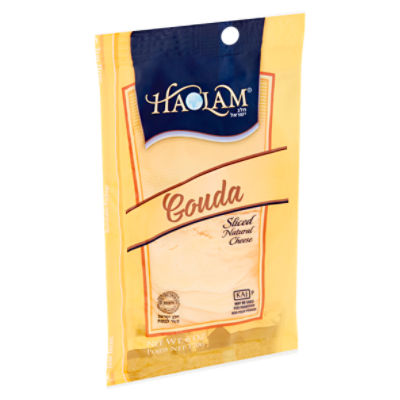 Haolam Gouda Sliced Natural Cheese, 6 oz