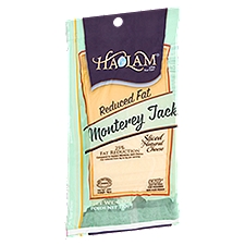 Haolam Reduced Fat Monterey Jack Sliced Natural Cheese, 6 oz