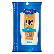 Haolam Ultra Slim Slices Swiss Natural Cheese, 12 count, 5 oz