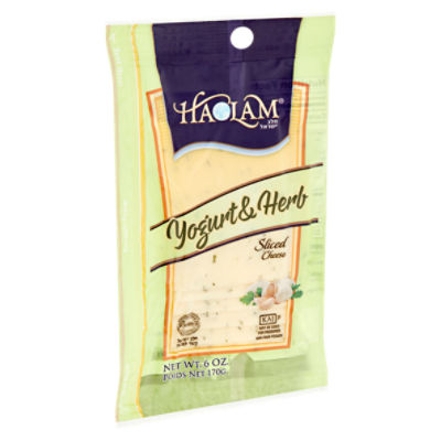 Haolam Yogurt & Herb Sliced Cheese, 6 oz