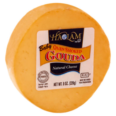 Haolam Baby Oven Smoked Gouda Natural Cheese, 8 oz