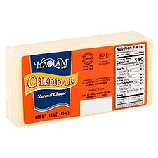Haolam Cheddar Natural, Cheese, 16 Ounce
