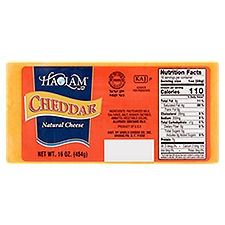 Haolam Cheddar Natural Cheese, 16 oz