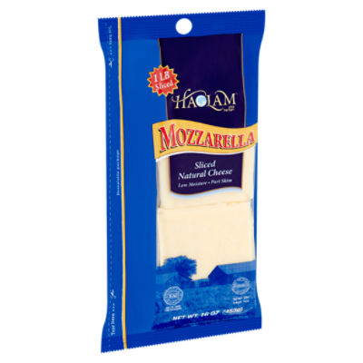 Haolam Mozzarella Sliced Natural Cheese, 16 oz