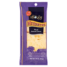 Haolam Muenster Sliced Natural Cheese, 16 oz