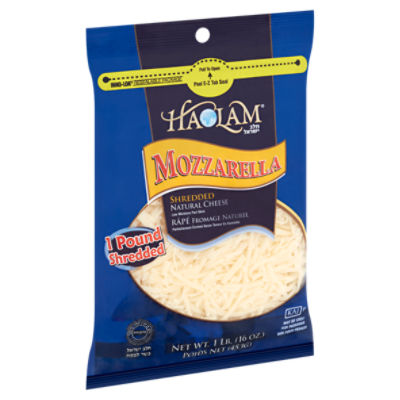 Haolam Mozzarella Shredded Natural Cheese, 16 oz