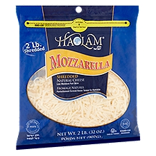 Haolam Shredded Mozzarella Cheese, 32 oz