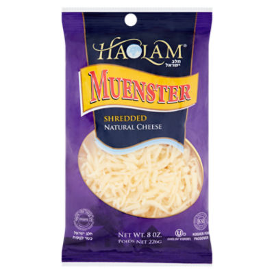 Haolam Muenster Shredded Natural Cheese, 8 oz ShopRite