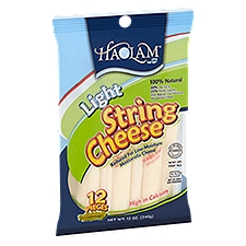 Haolam Light String Cheese, 12 count, 12 oz