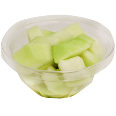 Fresh Made Honeydew Melon Chunks, Swirl Bowl