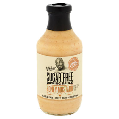 G Hughes Sugar Free Honey Mustard Flavored Dipping Sauce, 18 oz