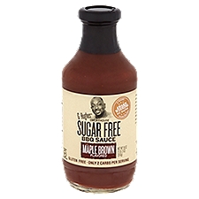 G Hughes Smokehouse Sugar Free Maple Brown Flavored BBQ Sauce, 18 oz, 18 Ounce