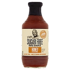 G Hughes Smokehouse Sugar Free Honey Flavored BBQ Sauce, 18 oz, 18 Ounce