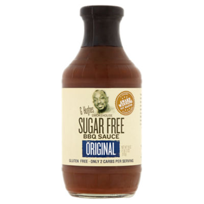 G Hughes Smokehouse Sugar Free Original BBQ Sauce, 18 oz, 18 Ounce