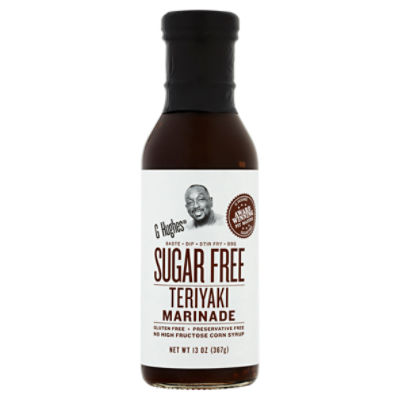 G Hughes Sugar Free Teriyaki Marinade, 13 oz