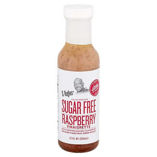 G Hughes Sugar Free Raspberry Vinaigrette Salad Dressing, 12 fl oz