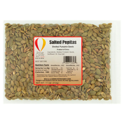 Rayge Candy & Nuts Salted Pepitas, 11 oz