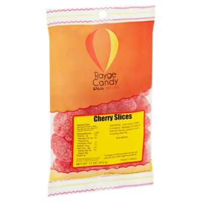 Rayge Candy & Nuts Cherry Slices Candy, 11 oz