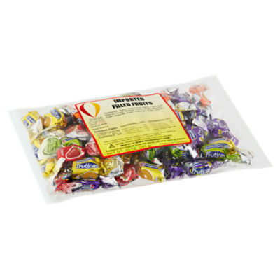 Rayge Candy & Nuts Imported Filled Fruits Candy, 10 oz