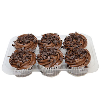 6pk triple chocolate cupcakes