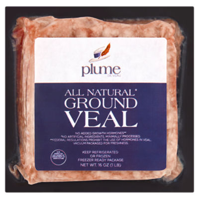 Plume Ground Veal, 16 oz