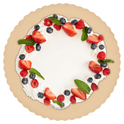 Fresh Fruit and Chantilly Cupcake Wreath