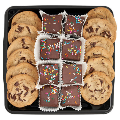 Small Gourmet Chocolate Chunk Cookie & Brownie Platter, 40 oz