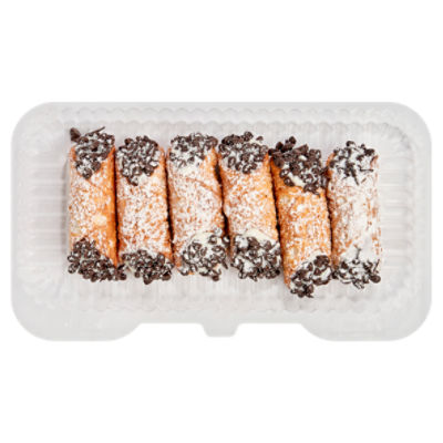 6Pk Mini Cannoli Or Chocolate Cannolis