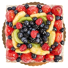 Store Made Square Fruit Tart, (7 Inches)