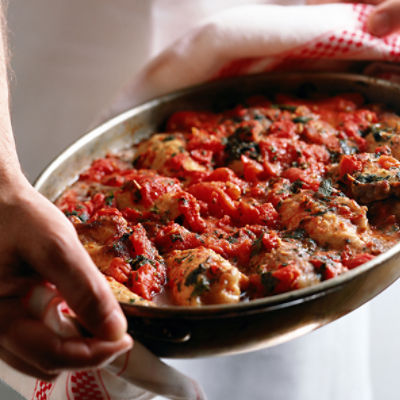 Hunt's Stewed Tomatoes With Basil, Garlic & Oregano, 14.5 oz.