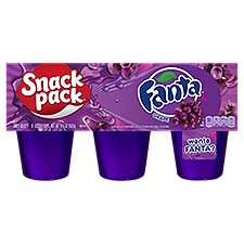Snack Pack Fanta Grape, Juicy Gel Cups, 3.25 Ounce