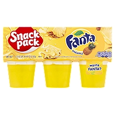Snack Pack Fanta Pineapple, Juicy Gels, 19.5 Ounce
