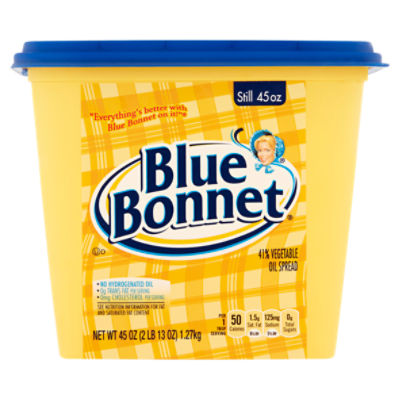 Blue Bonnet 41% Vegetable Oil Spread, 45 oz, 45 Ounce