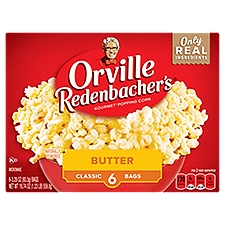 Orville Redenbacher's Butter Gourmet Popping Corn, 3.29 oz, 6 count