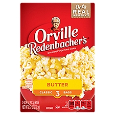 Orville Redenbacher's Butter Popcorn, Classic Bag, 3-Count