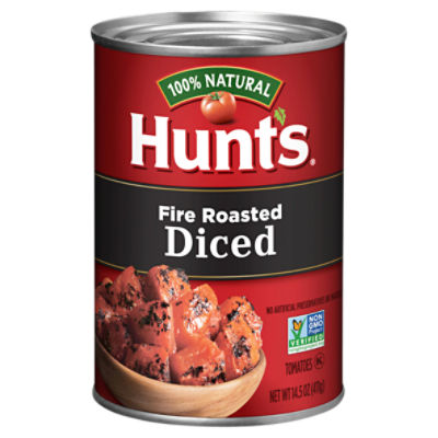Hunts Fire Roasted Diced Tomatoes, 14.5 oz