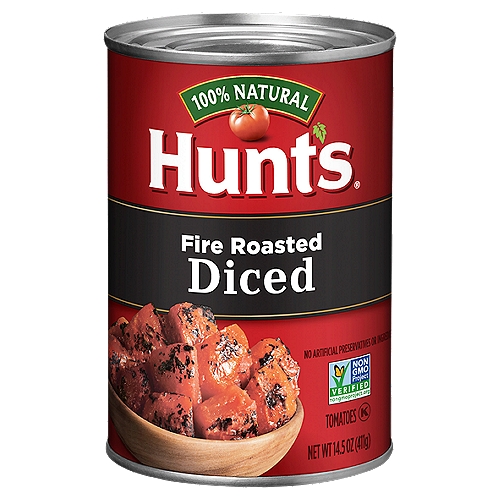 Hunts Fire Roasted Diced Tomatoes, 14.5 oz