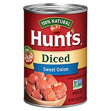 Hunt's Diced with Sweet Onion, Tomatoes, 14.5 Ounce