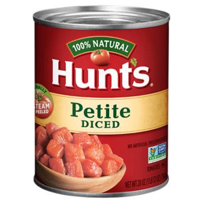Hunt's Petite Diced Tomatoes, 28 oz