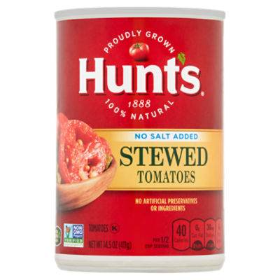 Hunt's No Salt Added Stewed Tomatoes, 14.5 oz