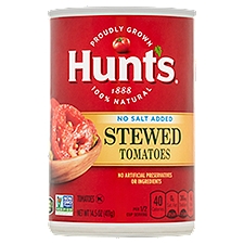 Hunt's Tomatoes - Stewed No Salt Added, 14.5 Ounce