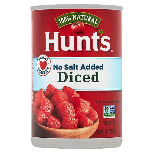 Hunt's No Salt Added Diced Tomatoes, 14.5 oz