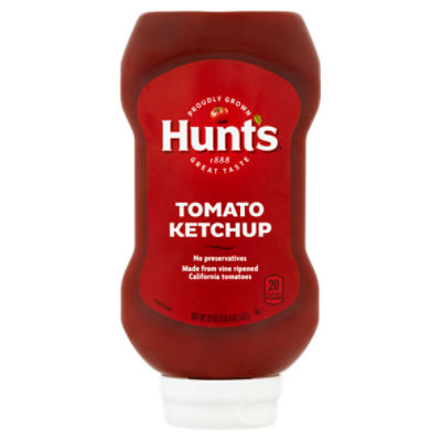 Hunts Tomato Ketchup, 20 oz, 20 Ounce