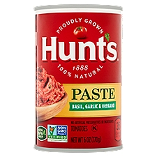 Hunt's Basil, Garlic & Oregano, Tomato Paste, 6 Ounce