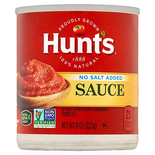 Hunt's Tomato Sauce, 8 oz